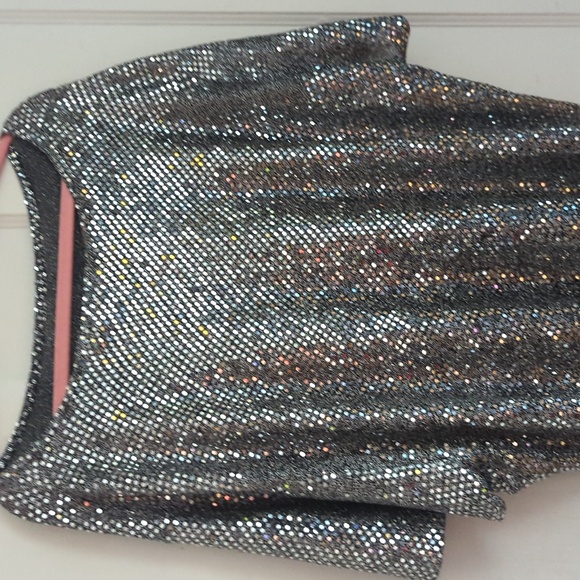 Retro Oversized Sequin shirt - Picture 4 of 5